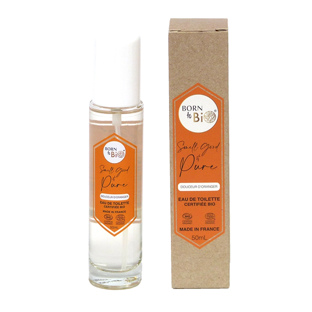 Eau de toilette natural spray, product package front 